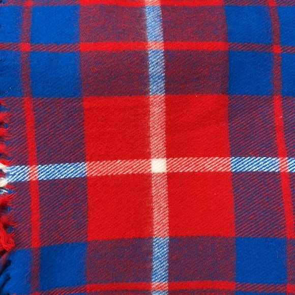 Vintage faribault Made in Minnesota Plaid Blanket Rectangular - Picture 9 of 10